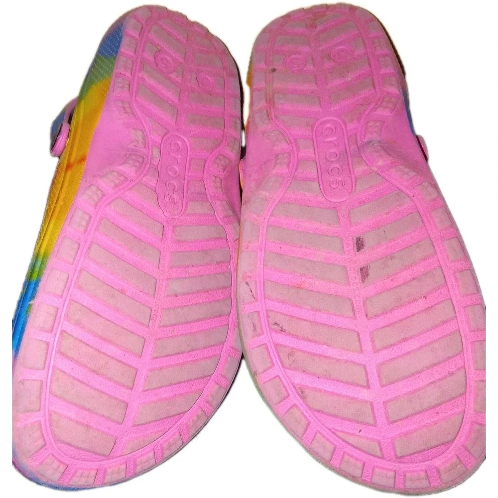 Crocs Unisex Multicolor Lined Clog Slip On Shoes J5